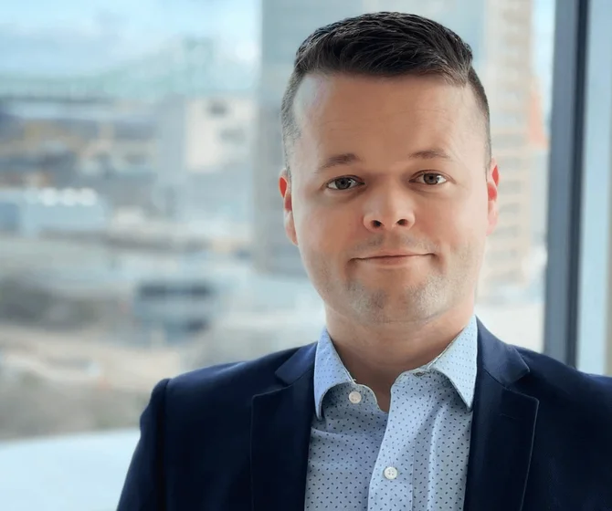 Alex Tremblay, Gildan’s Director of Financial Planning and Analysis in Canada.